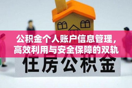 九如公积金个人账户信息管理，高效利用与安全保障的双轨并行