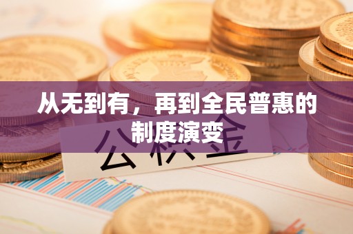 九如从无到有，再到全民普惠的制度演变