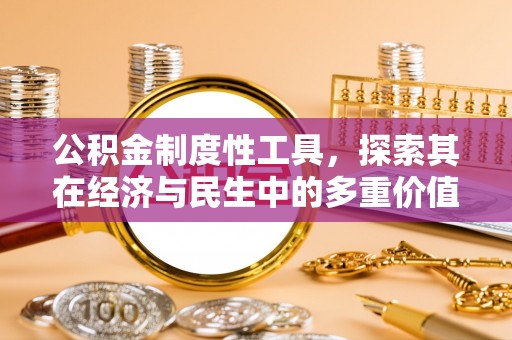 九如公积金制度性工具，探索其在经济与民生中的多重价值