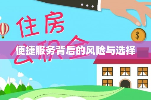 九如便捷服务背后的风险与选择
