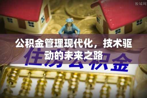九如公积金管理现代化，技术驱动的未来之路